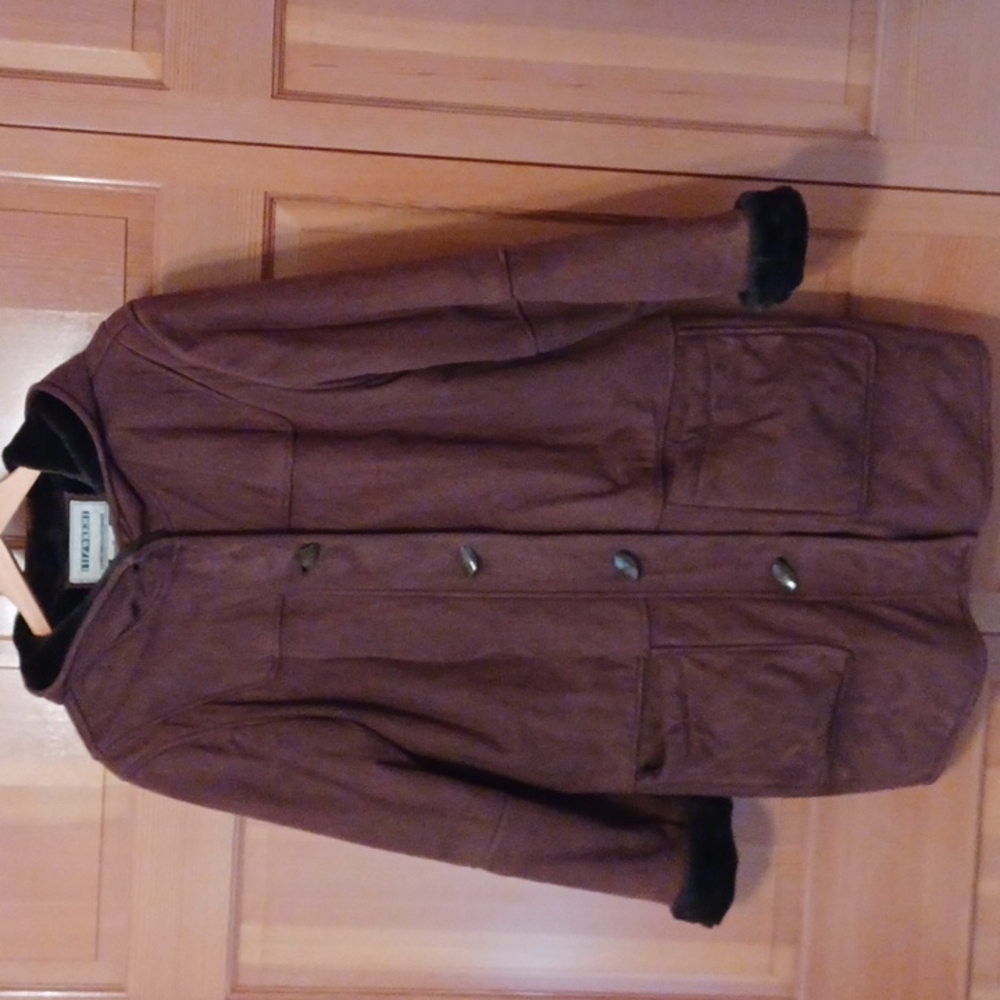 Women's warm hooded coat